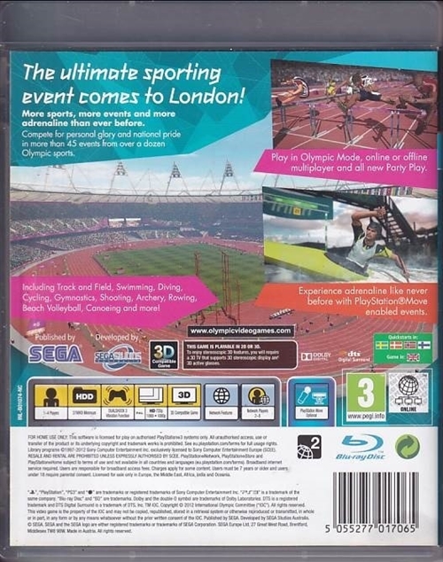 London 2012 - PS3 (B Grade) (Genbrug)